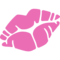 Kiss Mark emoji on Facebook